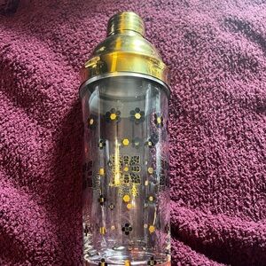 Anthropologie Glass Drink Shaker - The Bistro Tile NEW